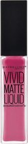 Maybelline Color Sensational Vivid Matte Liquid Lipgloss - 12 Twisted Tulip