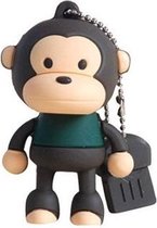Clé USB Ulticool Monkey - 8 Go - Animal - Marron