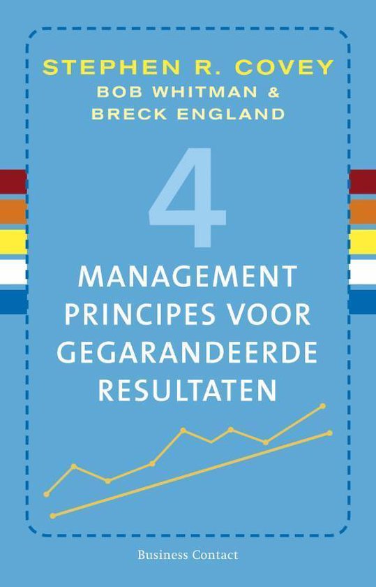 Cover van het boek '4 managementprincipes voor gegarandeerde resultaten' van S.R. Covey
