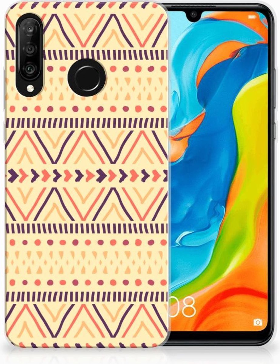 Huawei P30 Lite TPU bumper Aztec Yellow