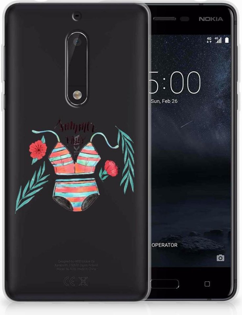 Nokia 5 Telefoonhoesje met Naam Boho Summer