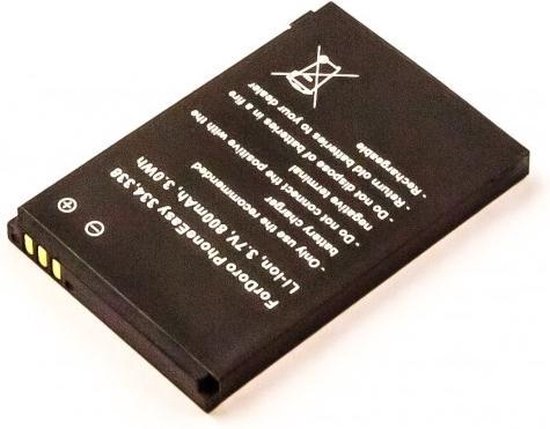 Batteria Per Doro PhoneEasy 338GSM, 3.7V Li-Ion, 800mAh, Ricambio Compatibile