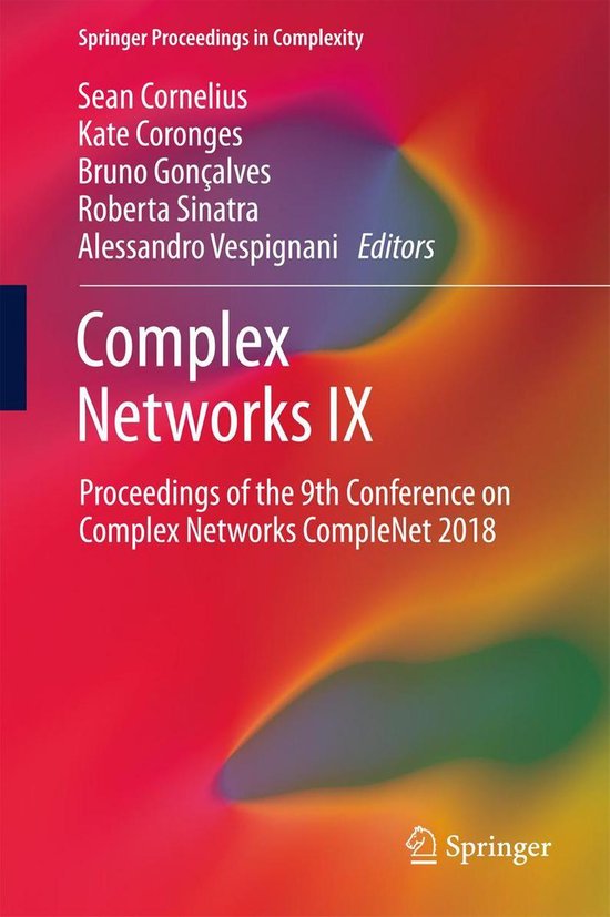 Springer Proceedings in Complexity - Complex Networks IX - cover