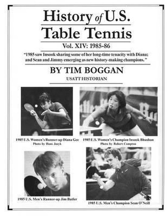 History of U.S. Table Tennis- History of U.S. Table Tennis V ... - cover