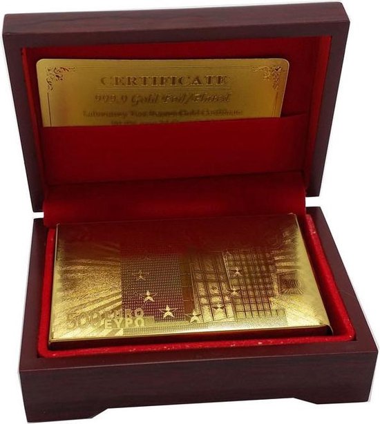 Luxe Gouden Speelkaarten - Poker Kaarten Set Kaartspel - Plastic Playing Cards... |