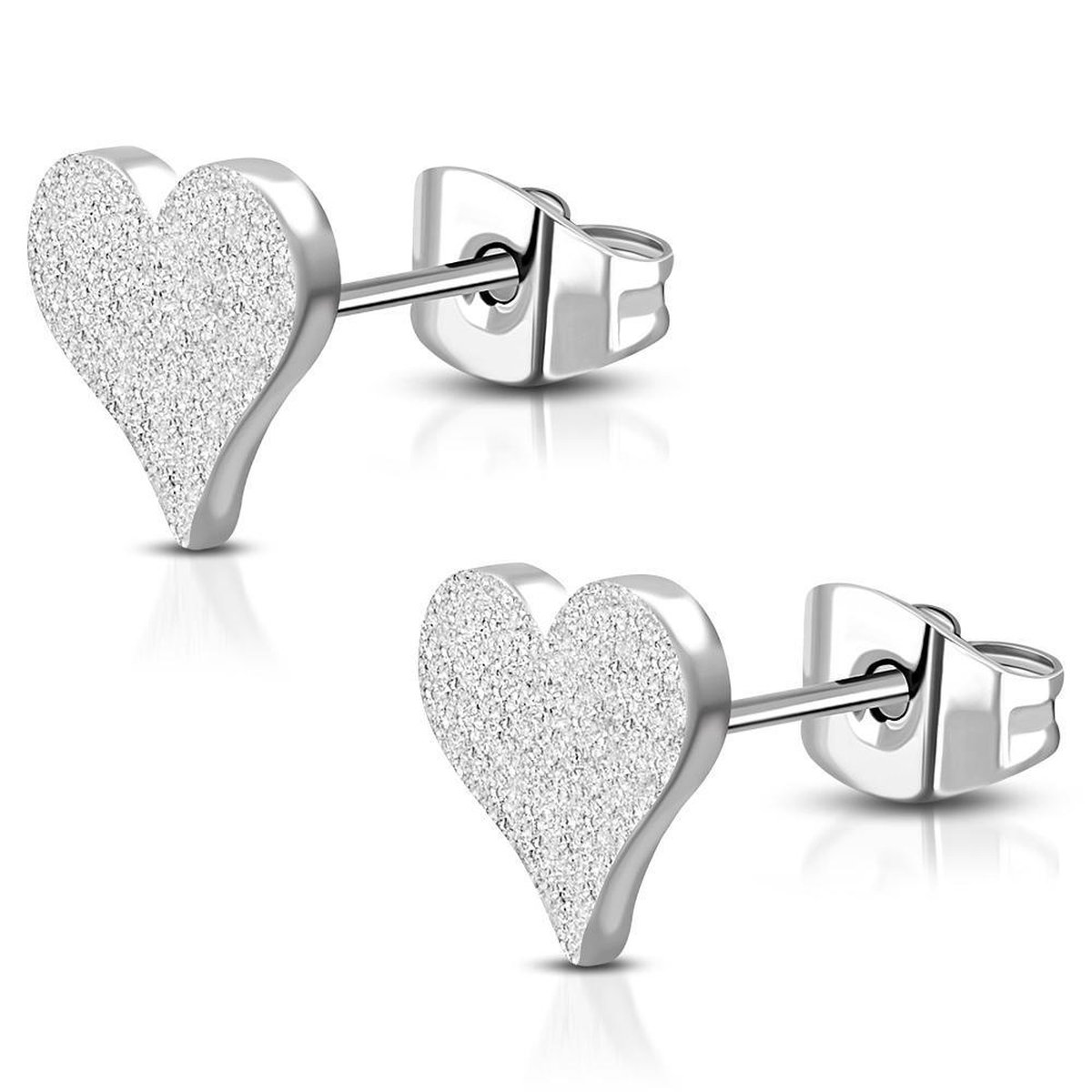 Amanto Oorbellen Bekir - 316L Staal - Hart - 9 x 10mm