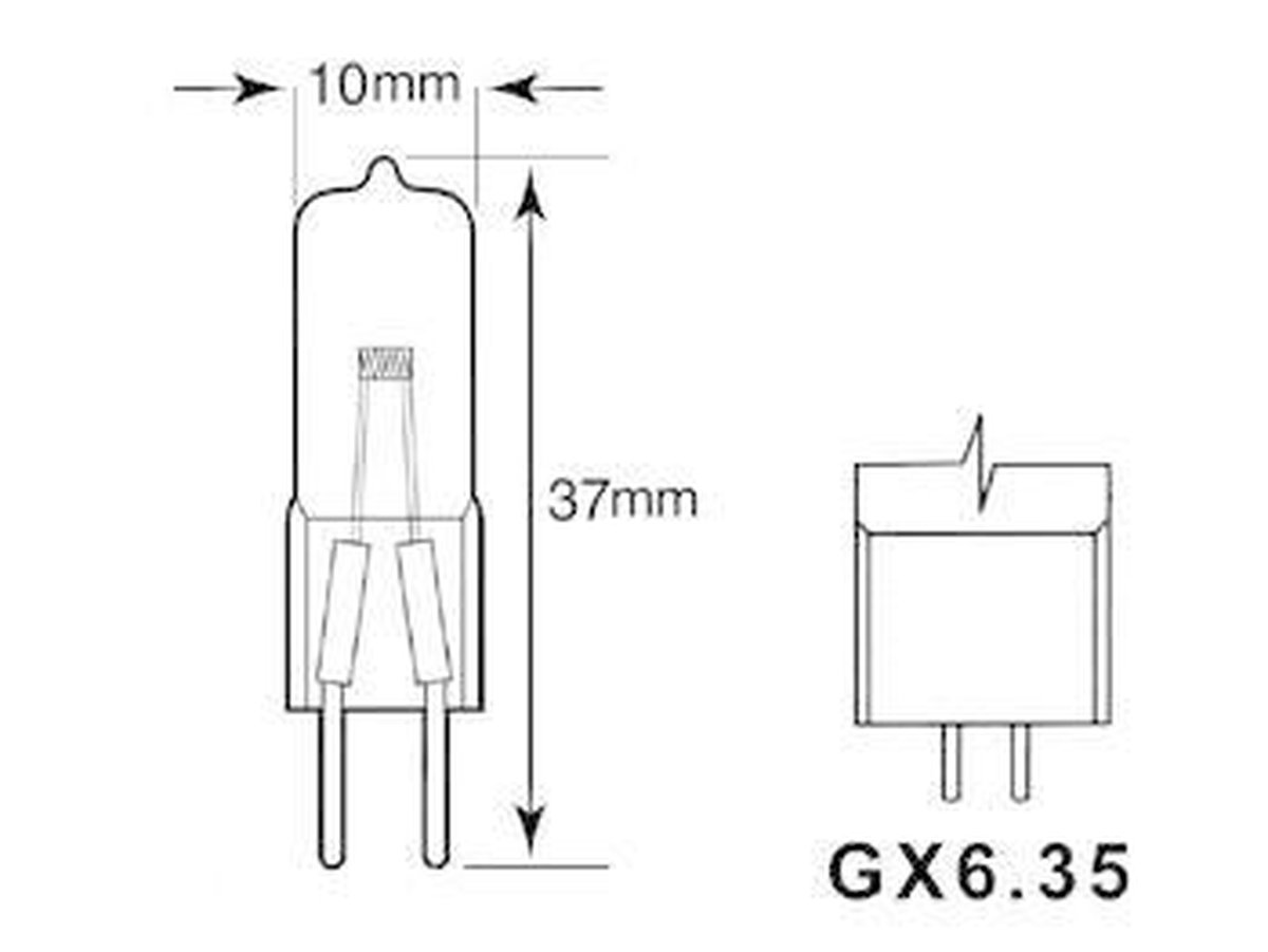 Velleman LAMP50MF halogeenlamp 50 W GY6.35