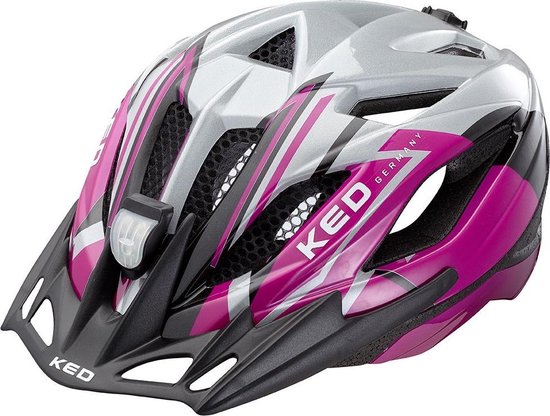 KED Street Jr. K-Star reflecterende Allround helm Maat M Violet