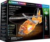 Laser Pegs Bouwpakket Helikopter 6 In 1 87-delig