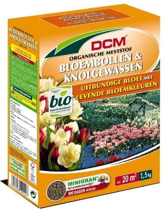 DCM organische mest voor bloembollen en knolgewassen