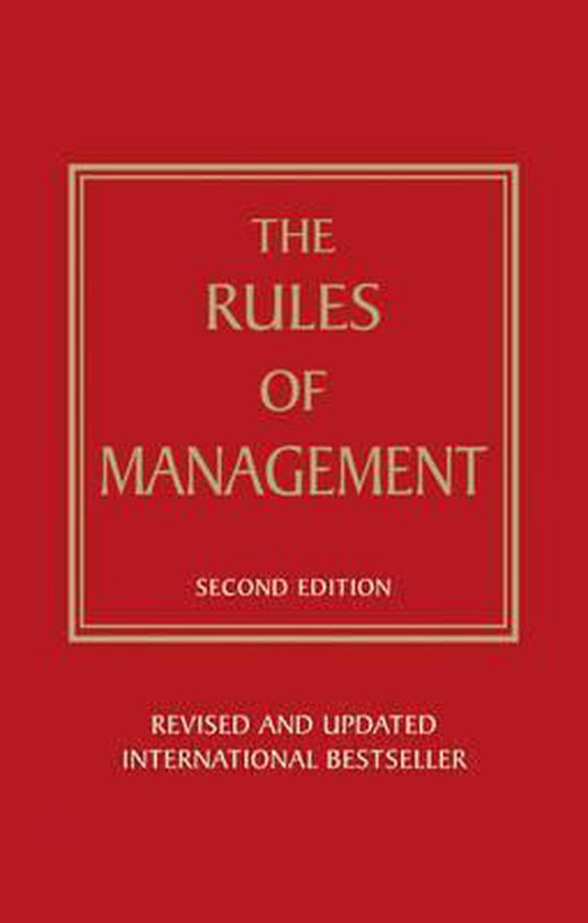 Rules Of Management - cover