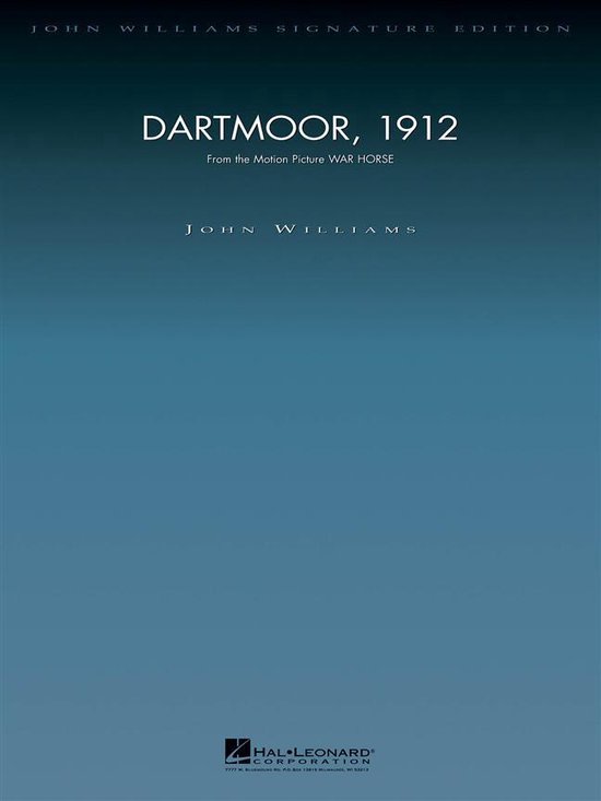 Dartmoor, 1912 (from WAr Horse), John Williams 0884088649562 Boeken