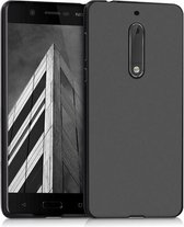 Zwart tpu siliconen backcover hoesje voor Nokia 5
