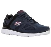 Skechers Verse - Flash Point Sneaker Heren Sneakers - Maat 46 - Mannen - blauw/rood/zwart
