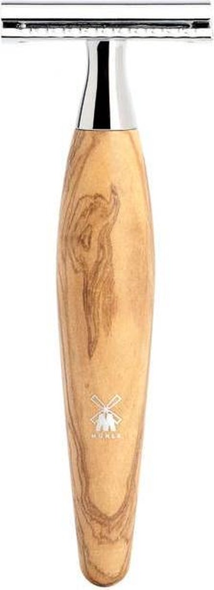 MÜHLE -Safety Razor -Scheermes -Olijfhout