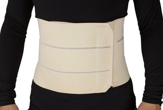 OBBOmed - Elastische 3 banden bandage -  geeft extra steun en stevigheid aan de rug, buik en lenden - Maat XXL - MB 2310NXXL - Obbomed