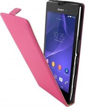 Mobiparts Premium Flip Case Sony Xperia T3 Pink