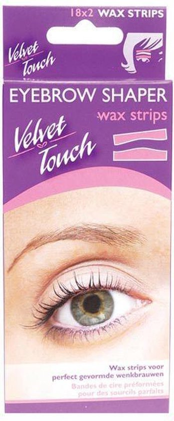 Velvet Touch Eyebrow Shaper - 18 Stuks - Wax Strips | bol.com