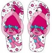 Trolls slippers maat 31/32 Poppy wit/roze