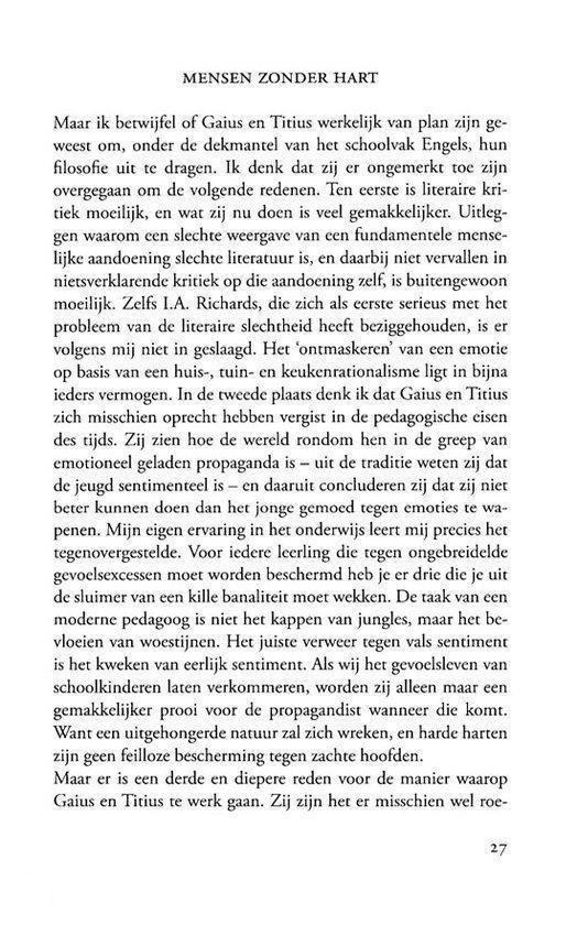 De afschaffing van de mens