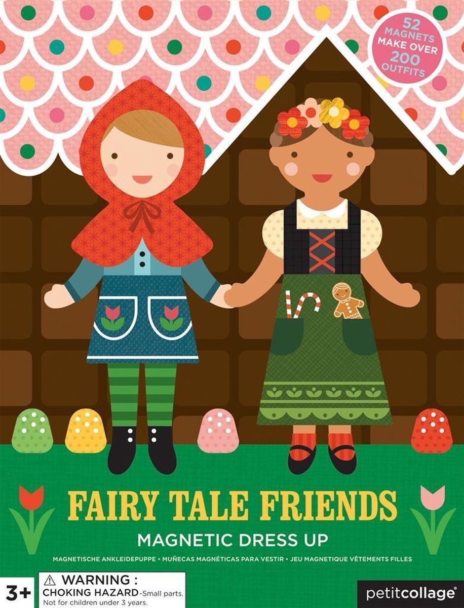 Petit Collage Magnetic Playset Fairy Tale Friends 55 pices | bol Petit Collage Magnetic Playset Fairy Tale Friends 55 pices | bol