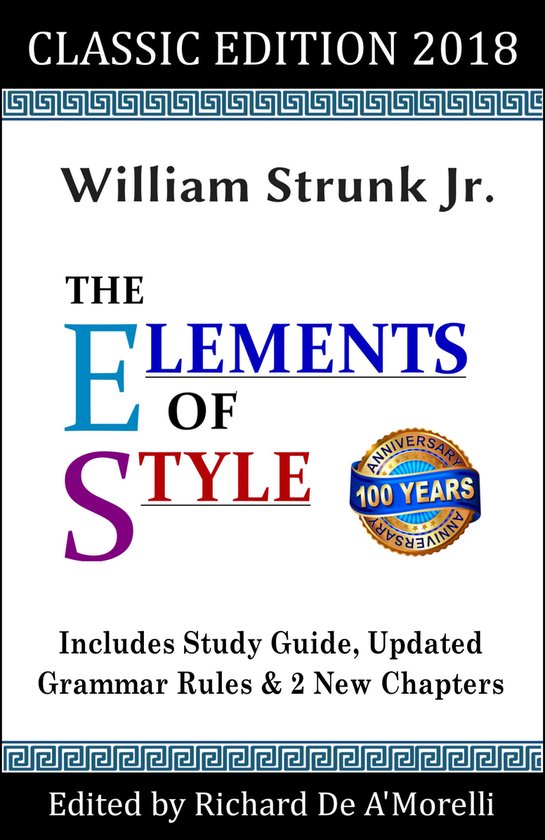 The Elements of Style: Classic Edition (2018) - cover