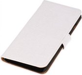Croco Bookstyle Hoes voor Samsung Z1 Z130H Wit