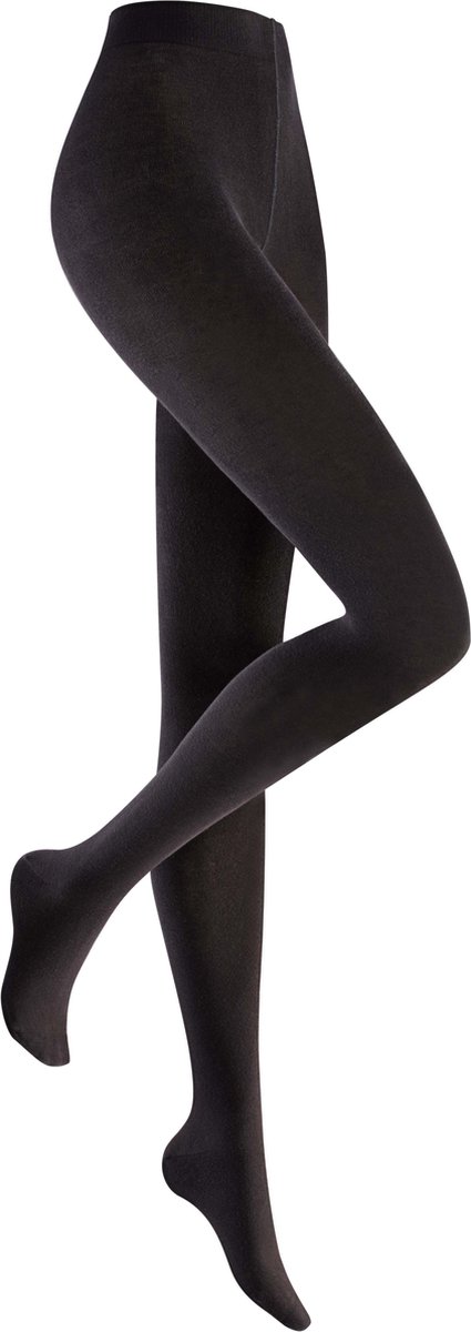 Hudson Relax Fine panty dames – 137 denier – katoen – Black Zwart