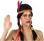 Indianen verkleed pruik voor dames - feest pruik Indiaan - voordelig geprijsd