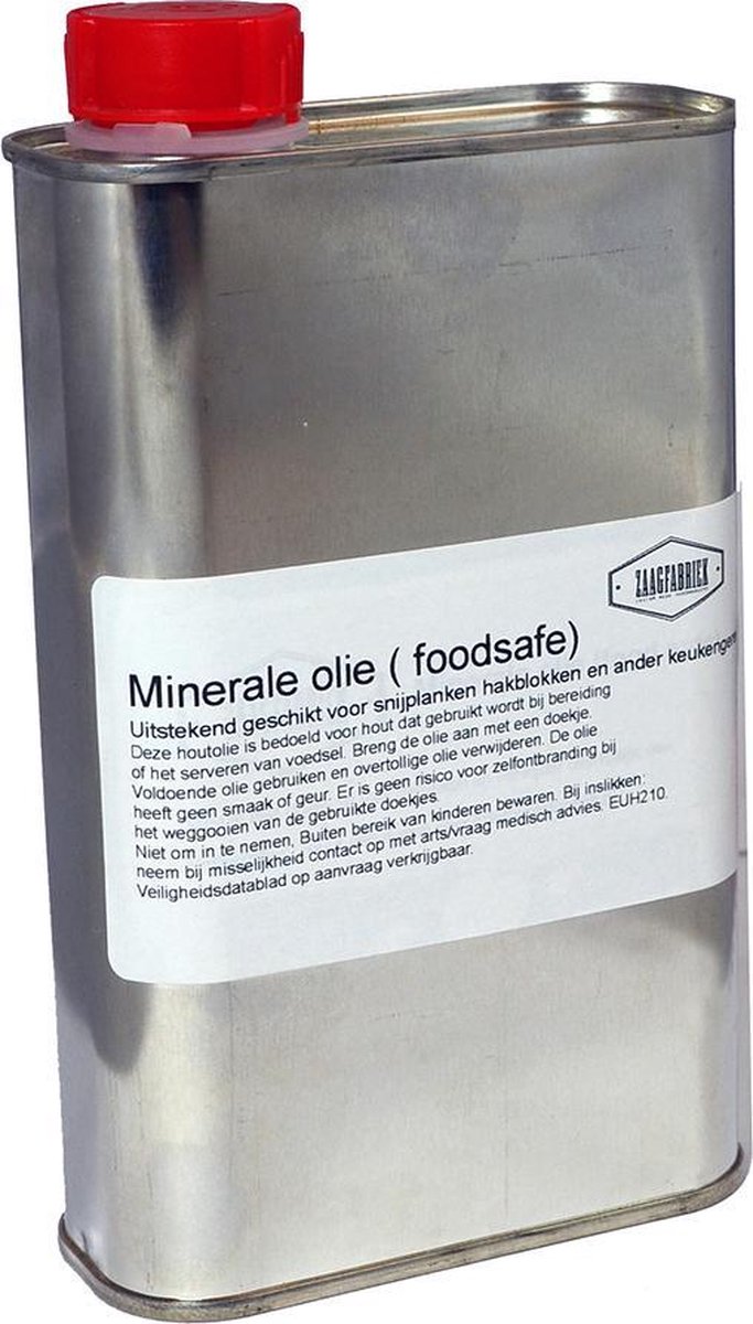 Zaagfabriek minerale olie voor snijplanken en hakblokken 500 ml