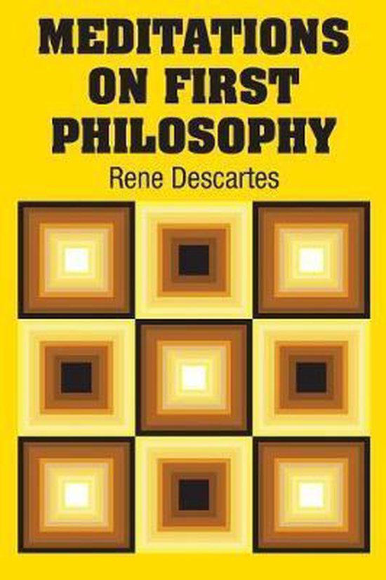 Meditations on First Philosophy - cover