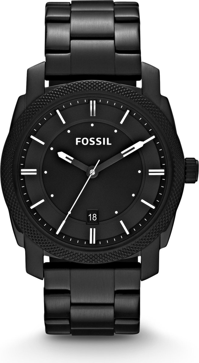 Fossil Machine FS4775 Herenhorloge 42 mm - Zwart