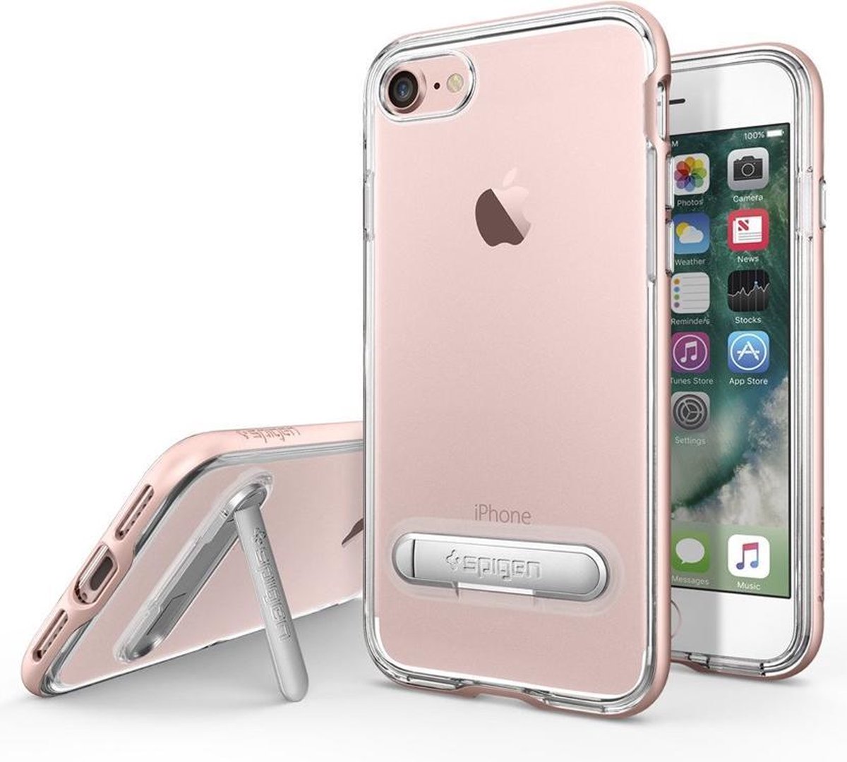Spigen Crystal Hybrid Hoesje Rose Goud iPhone 7 / 8