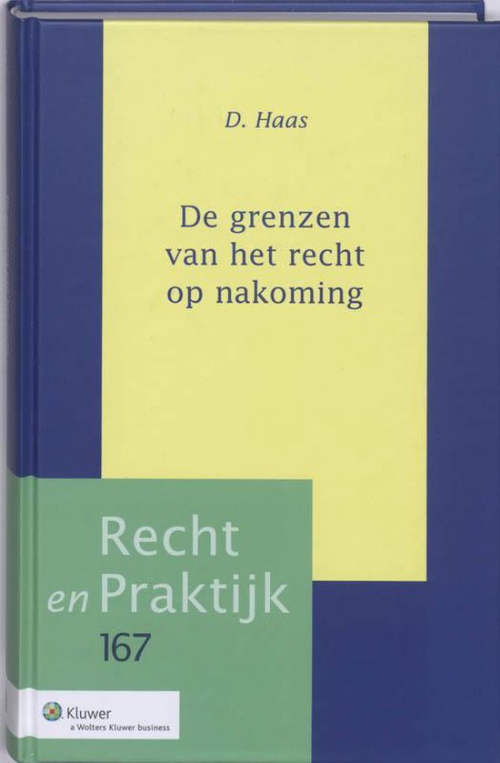 De grenzen van het recht op nakoming - cover