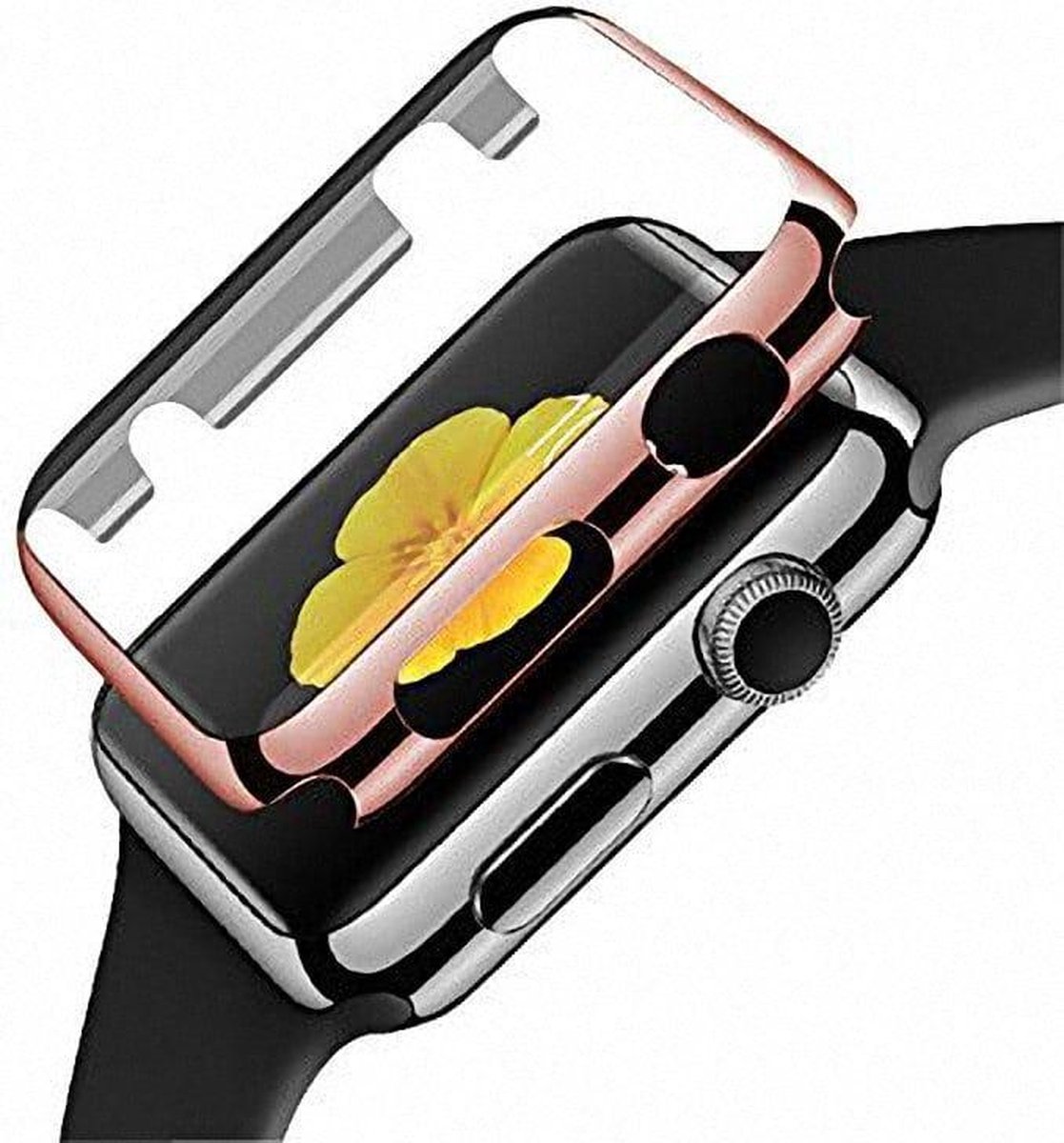 Case cover - Apple Watch 3 42mm - rose goud - 4H bescherming