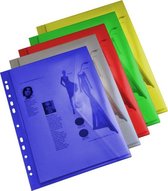 EXXO-HFP #35300 - A4 Ringband Documententas - Assorti kleuren - 150 stuks (15 pakken @ 10 stuks)