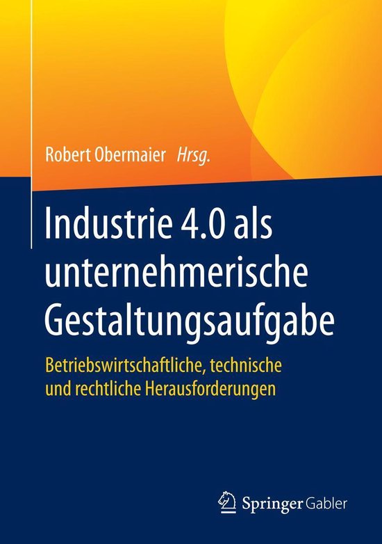 Business and Economics (German Language) - Industrie 4.0 als ... - cover