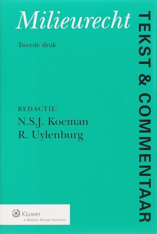 Tekst & Commentaar milieurecht - cover