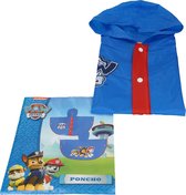 Paw Patrol Regencape met Capuchon – Blauw – Maat 116/122 | Regenjack voor Kinderen | Regenjas | Regenponcho | Regenkleding