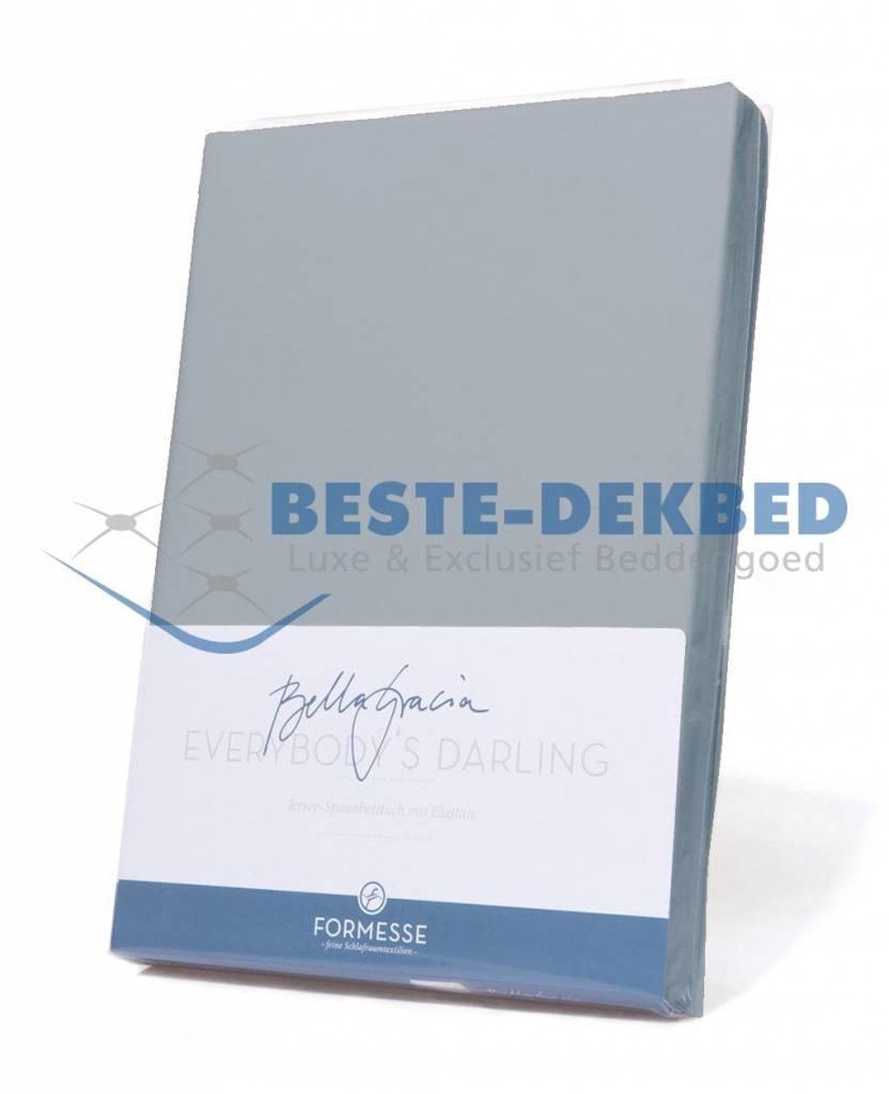 Bella Gracia Jersey Hoeslaken - Lichtgrijs (0703)