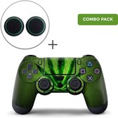 Weed 420 Combo Pack - PS4 Controller Skins PlayStation Stickers + Thumb Grips