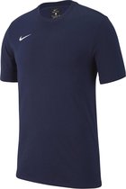 Nike Team Club 19 T-shirt Heren - Navy - Maat XXL