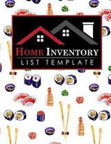 Home Inventory List Template