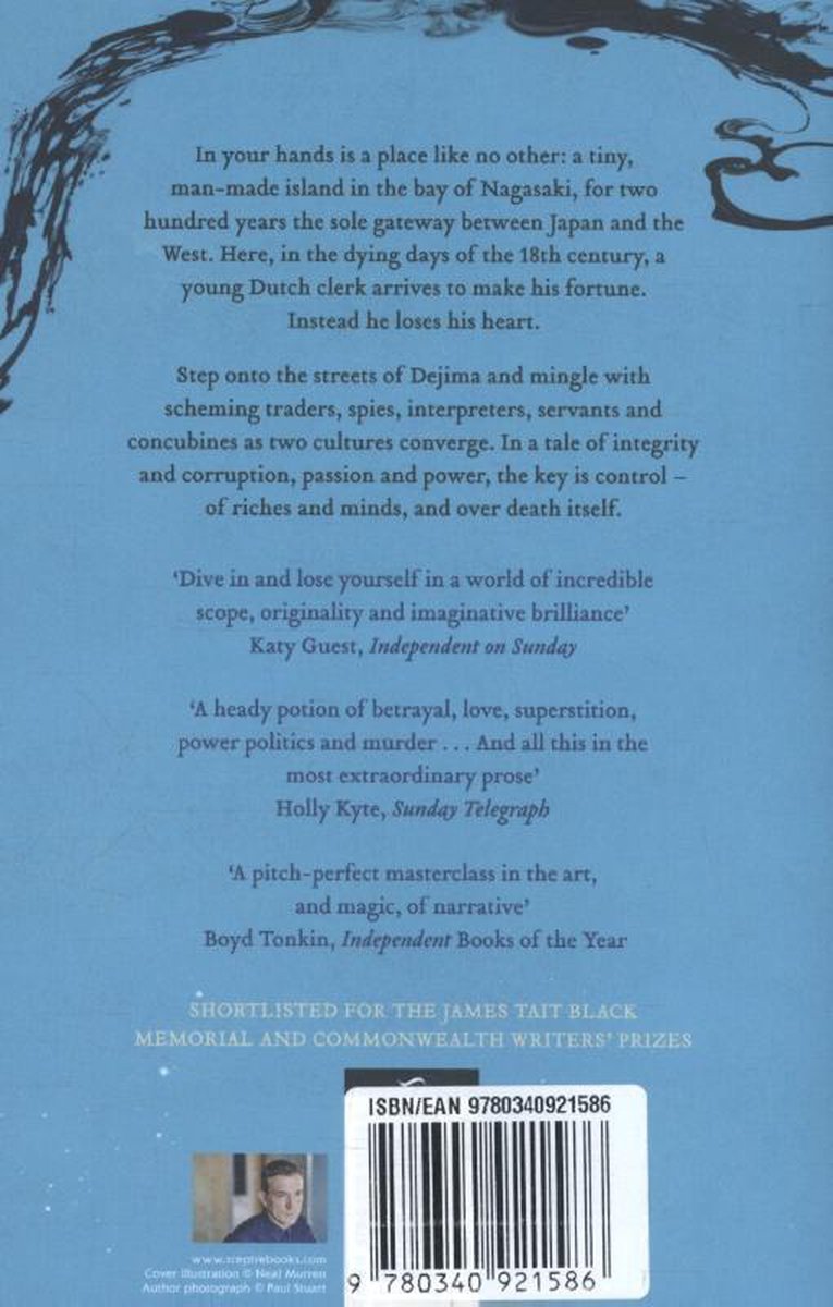 Thousand Autumns Of Jacob de Zoet - back cover