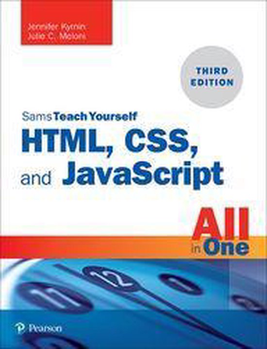 Sams Teach Yourself - HTML, CSS, and JavaScript All in One - cover