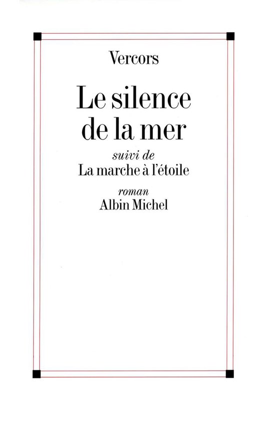 Le Silence de la mer (ebook), Vercors 9782226384935 Boeken Le Silence de la mer (ebook), Vercors 9782226384935 Boeken