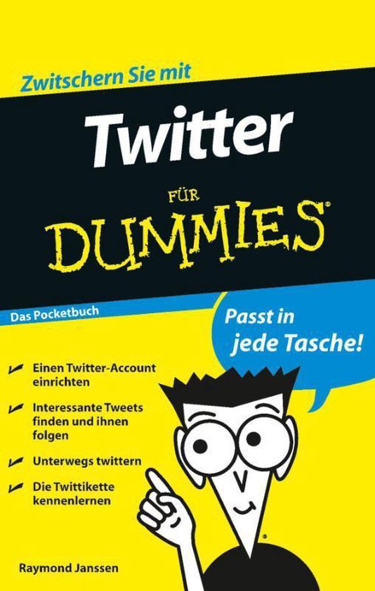 Twitter Fur Dummies das Pocketbuch - cover