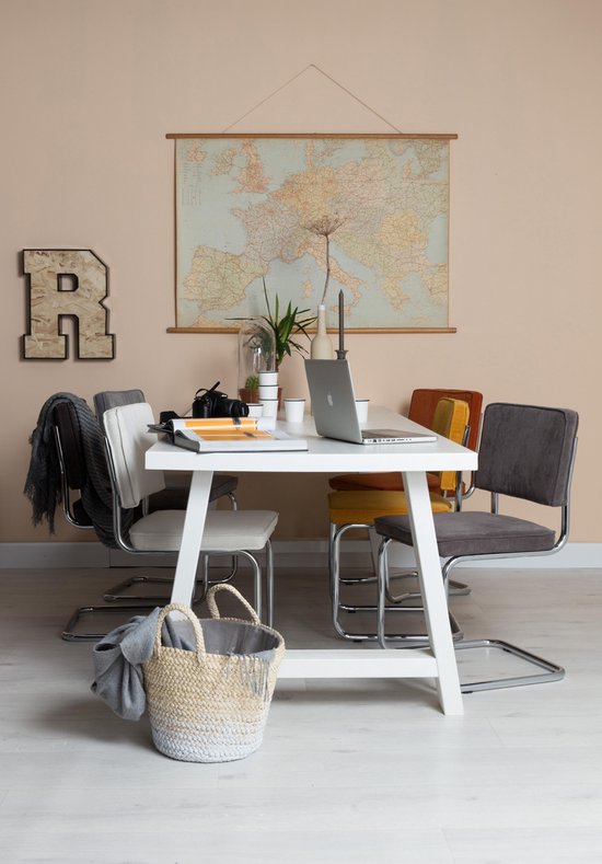 Zuiver Ridge Rib Brushed Stoel