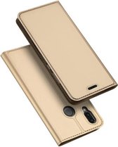 Luxe goud agenda wallet hoesje Huawei P20 Lite