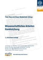 Wissenschaftliches Arbeiten